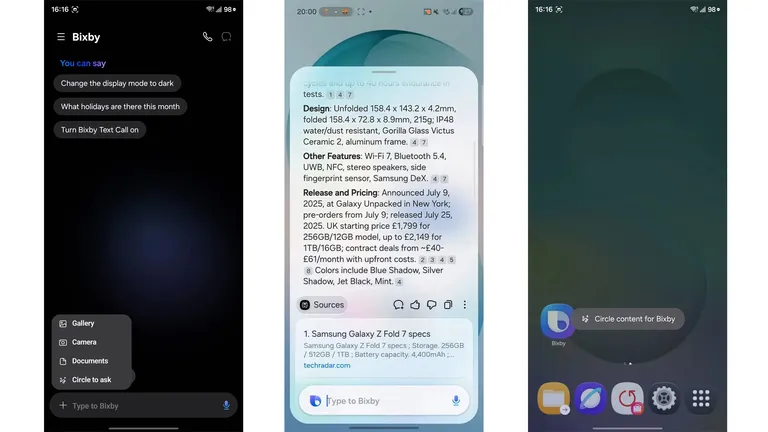 Samsung Bixby con Perplexity