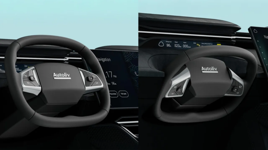 volante plegable Autoliv del Tensor Robocar
