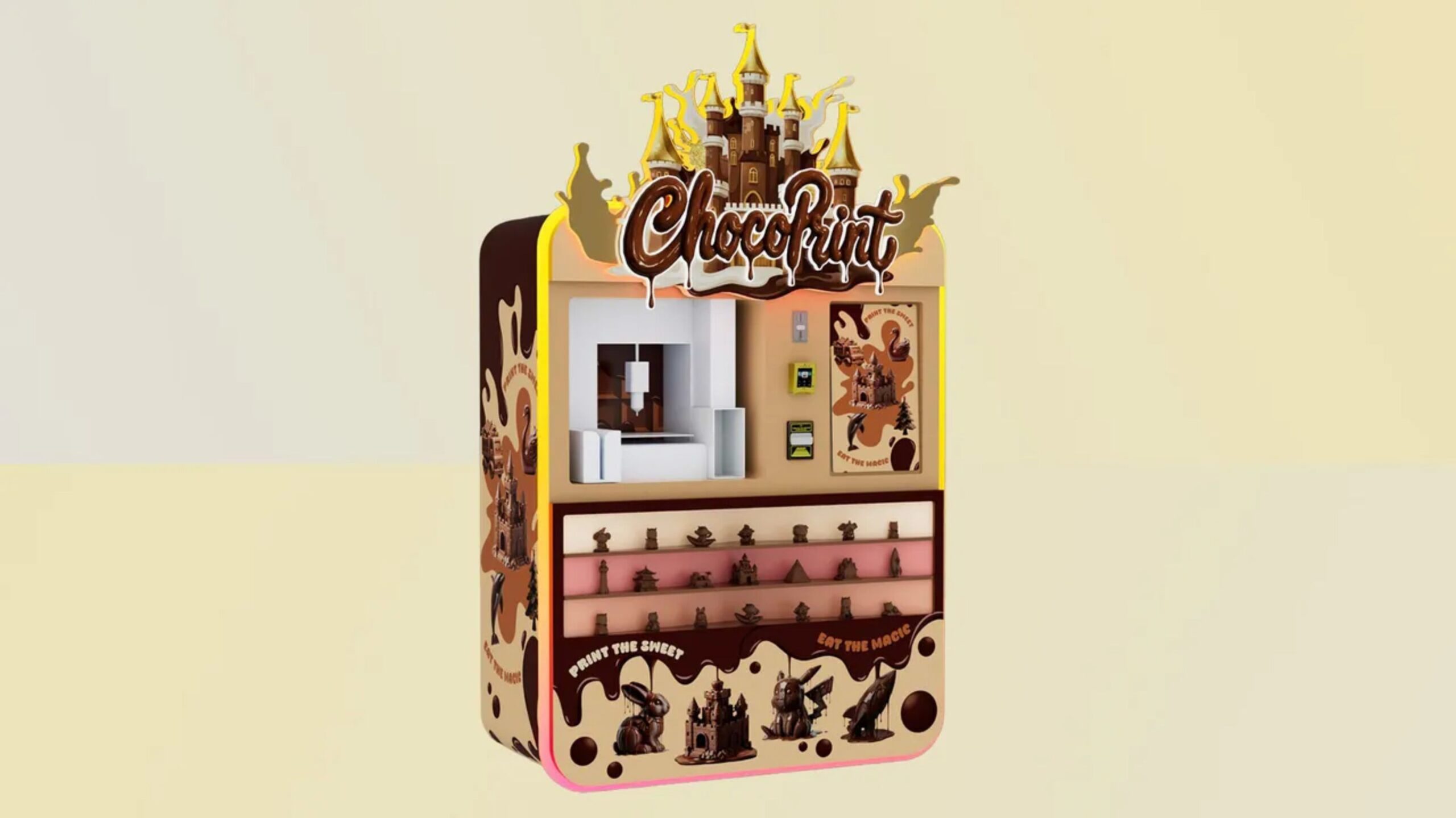 impresora 3D que utiliza chocolate Sweet Robo ChocoPrint