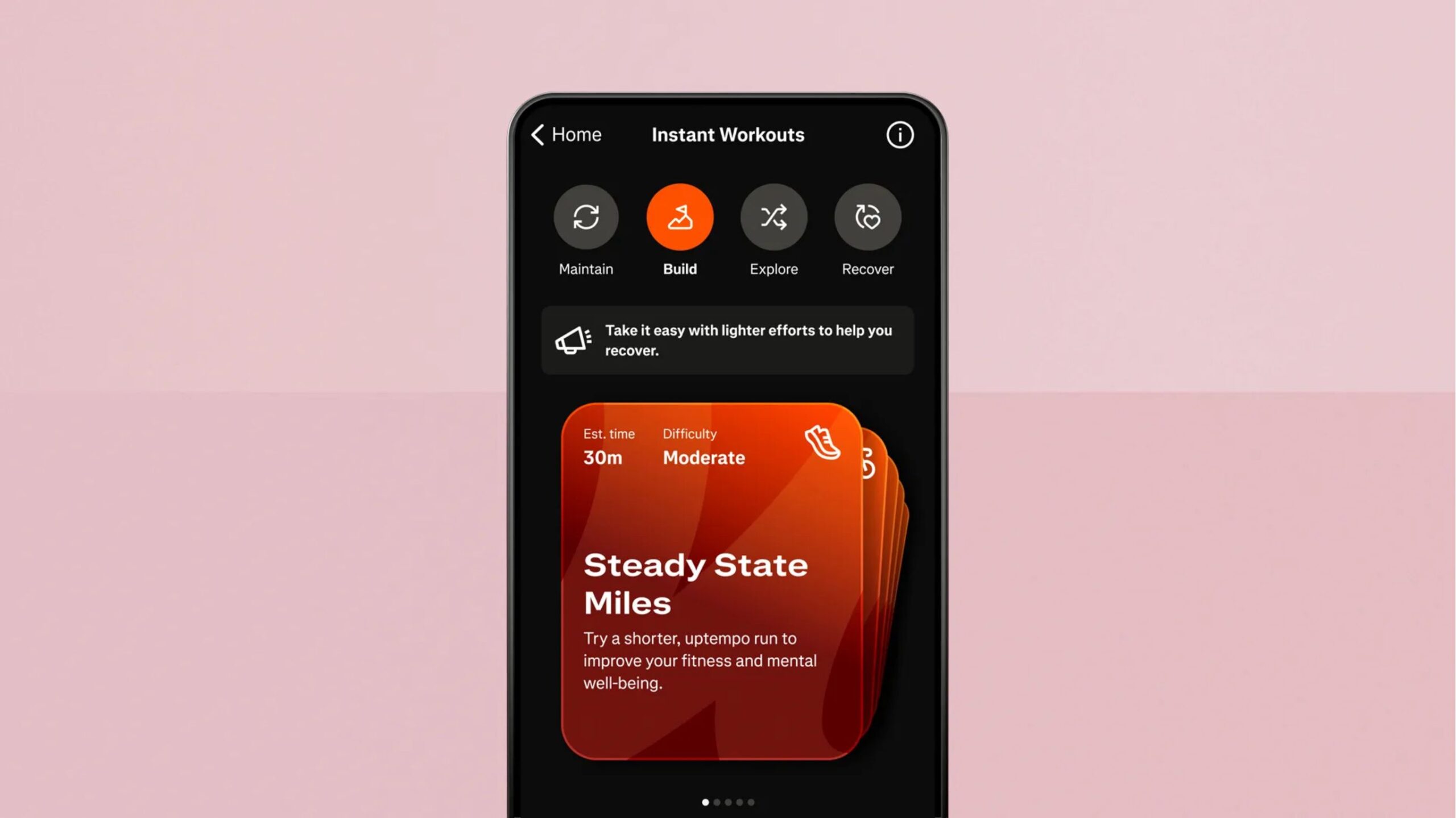 nueva actualización de Strava Entrenamientos instantáneos