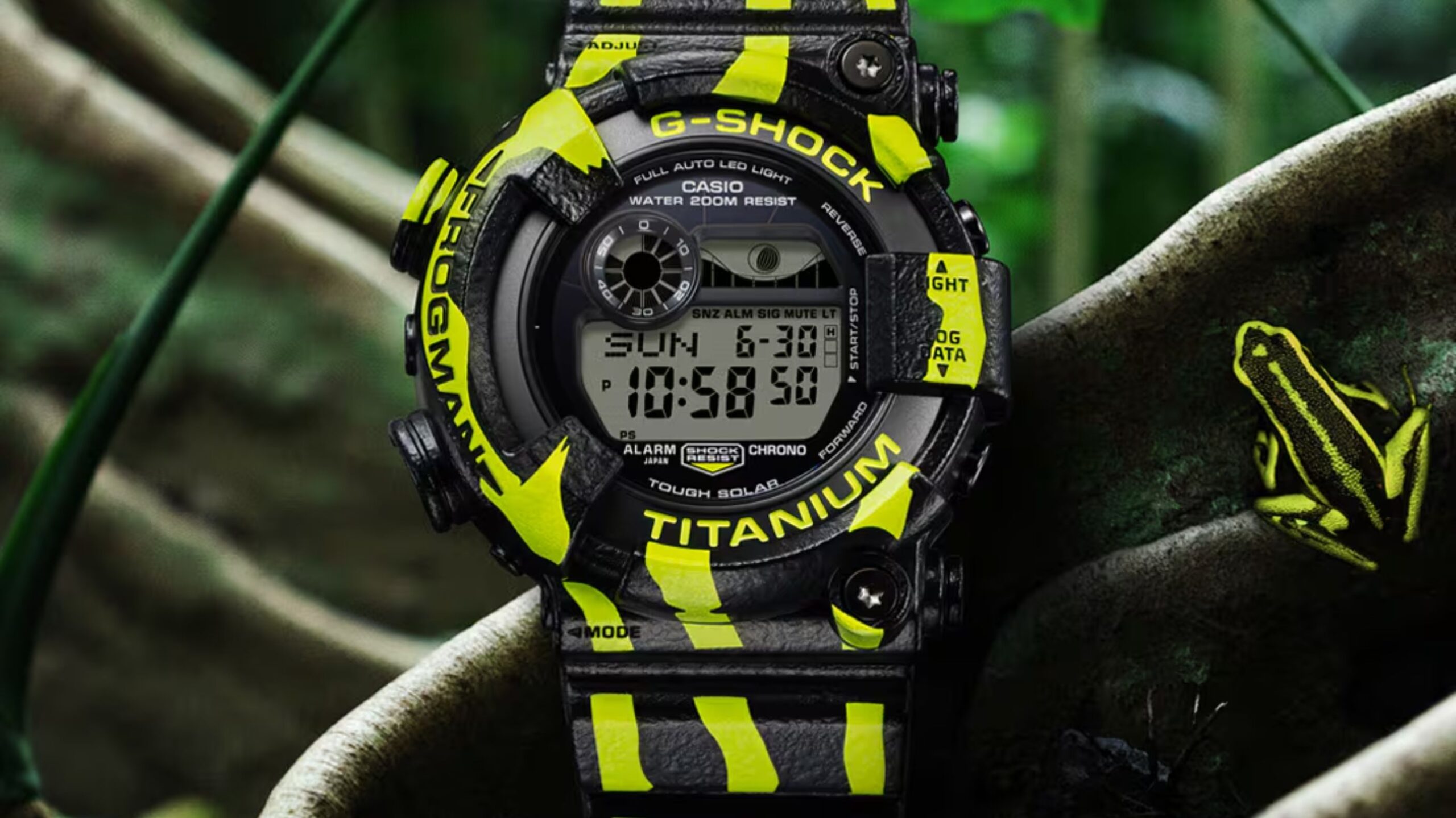 nuevo reloj de G-SHOCK FROGMAN GW-8200TPF-1