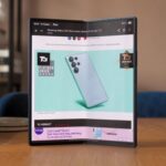 pantalla plegable sin arrugas de Samsung