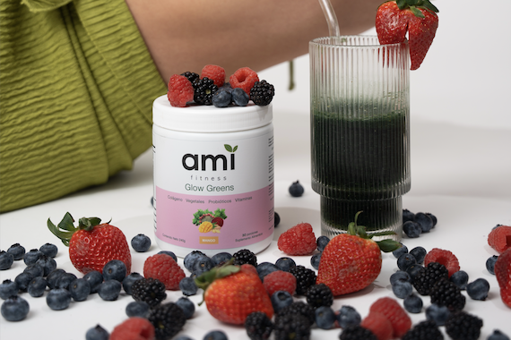 Ami Fitness suplementos Glow Greens