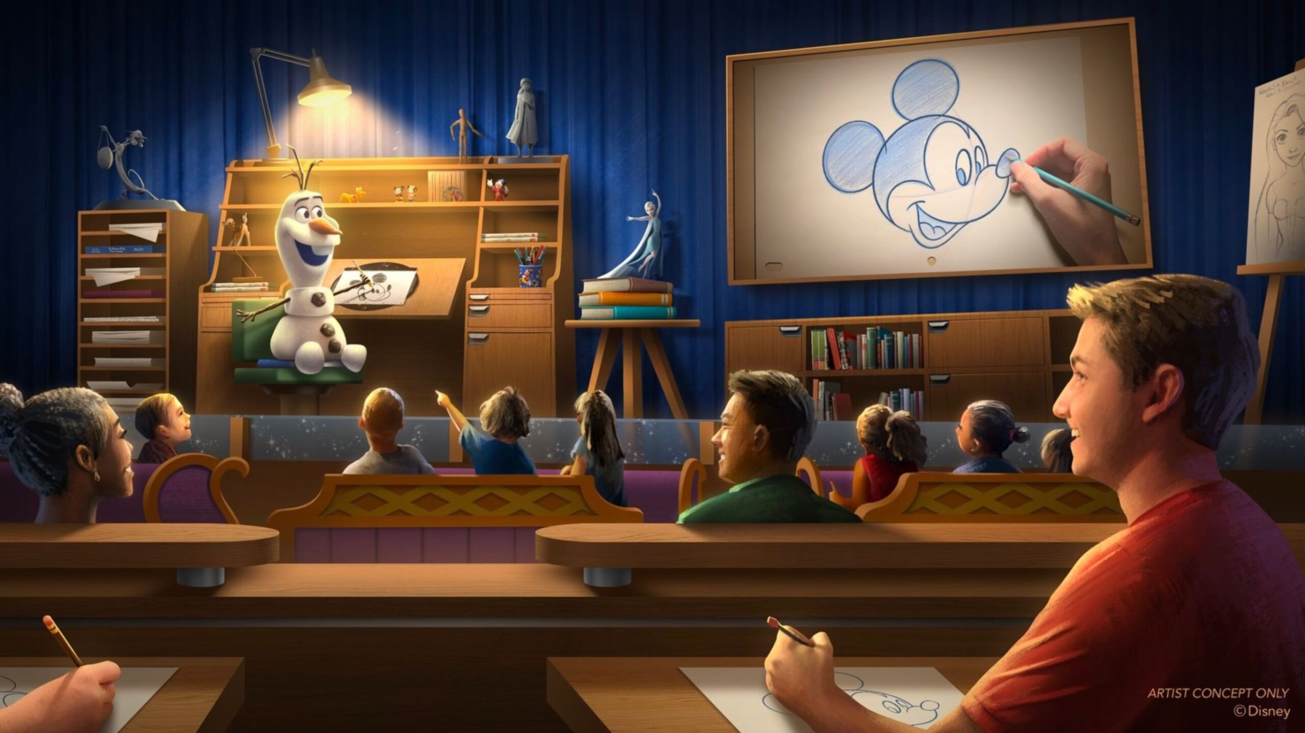 Disney’s Hollywood Studios The Magic of Disney Animation Animation Academy