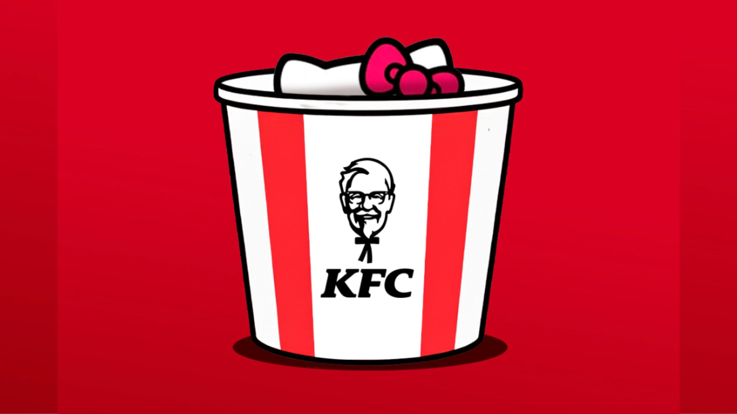 KFC llaveros de Hello Kitty and Friends