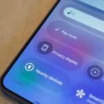 Pantalla de privacidad de Samsung