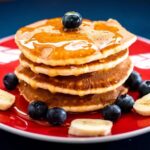 hotcakes en una freidora de aire