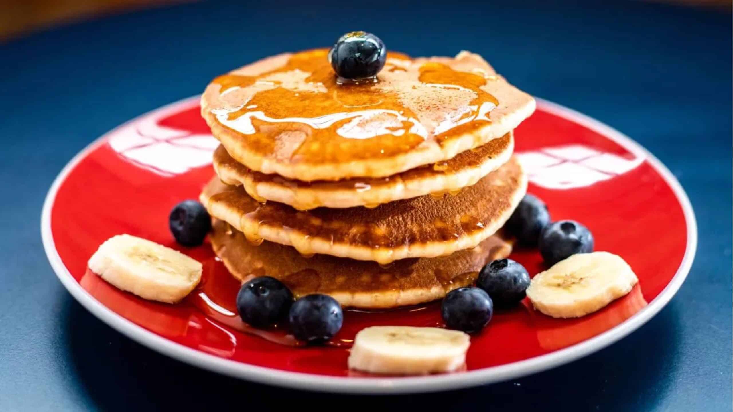 hotcakes en una freidora de aire