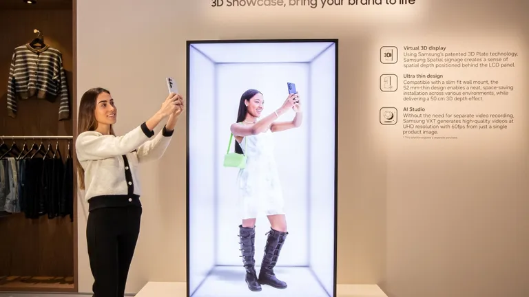 nueva pantalla de Samsung Spatial Signage