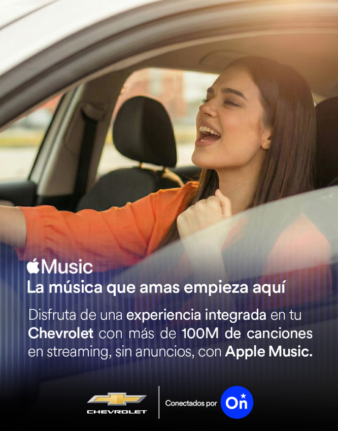 Apple Music nativo en vehículos GM - OnStar