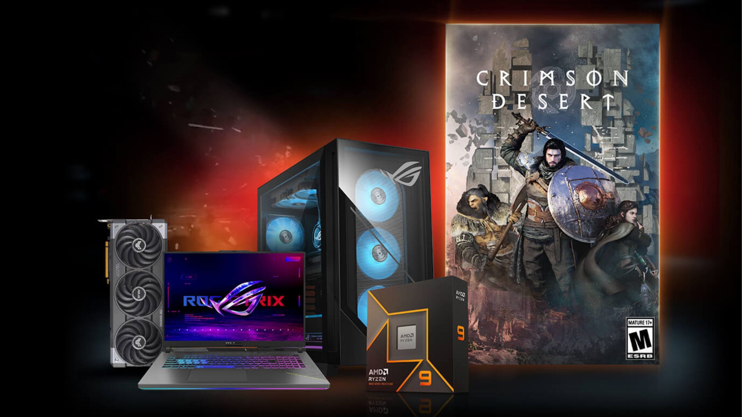 Crimson Desert gratis con ASUS Y AMD