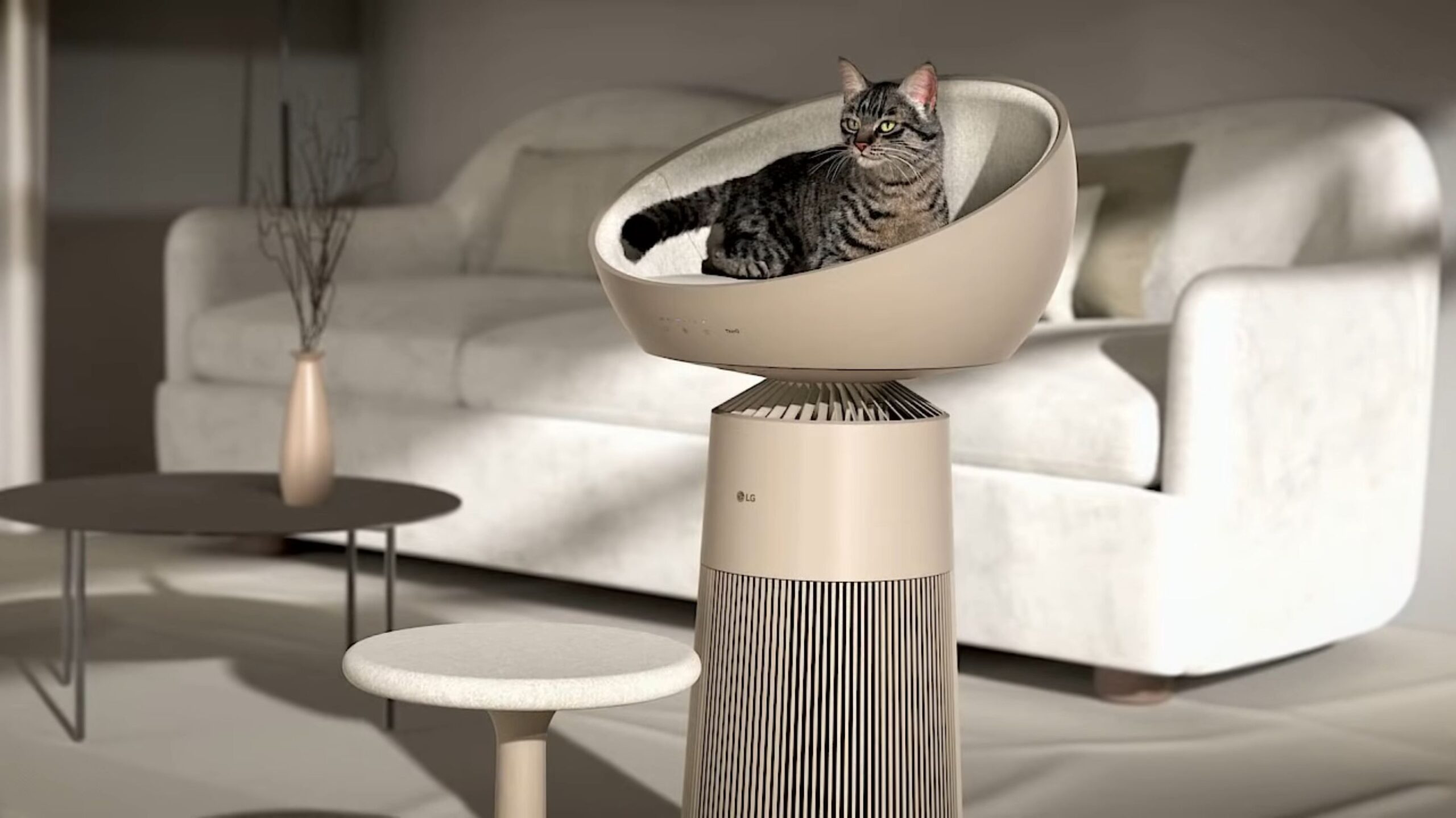 Purificador de aire LG AeroCat Tower