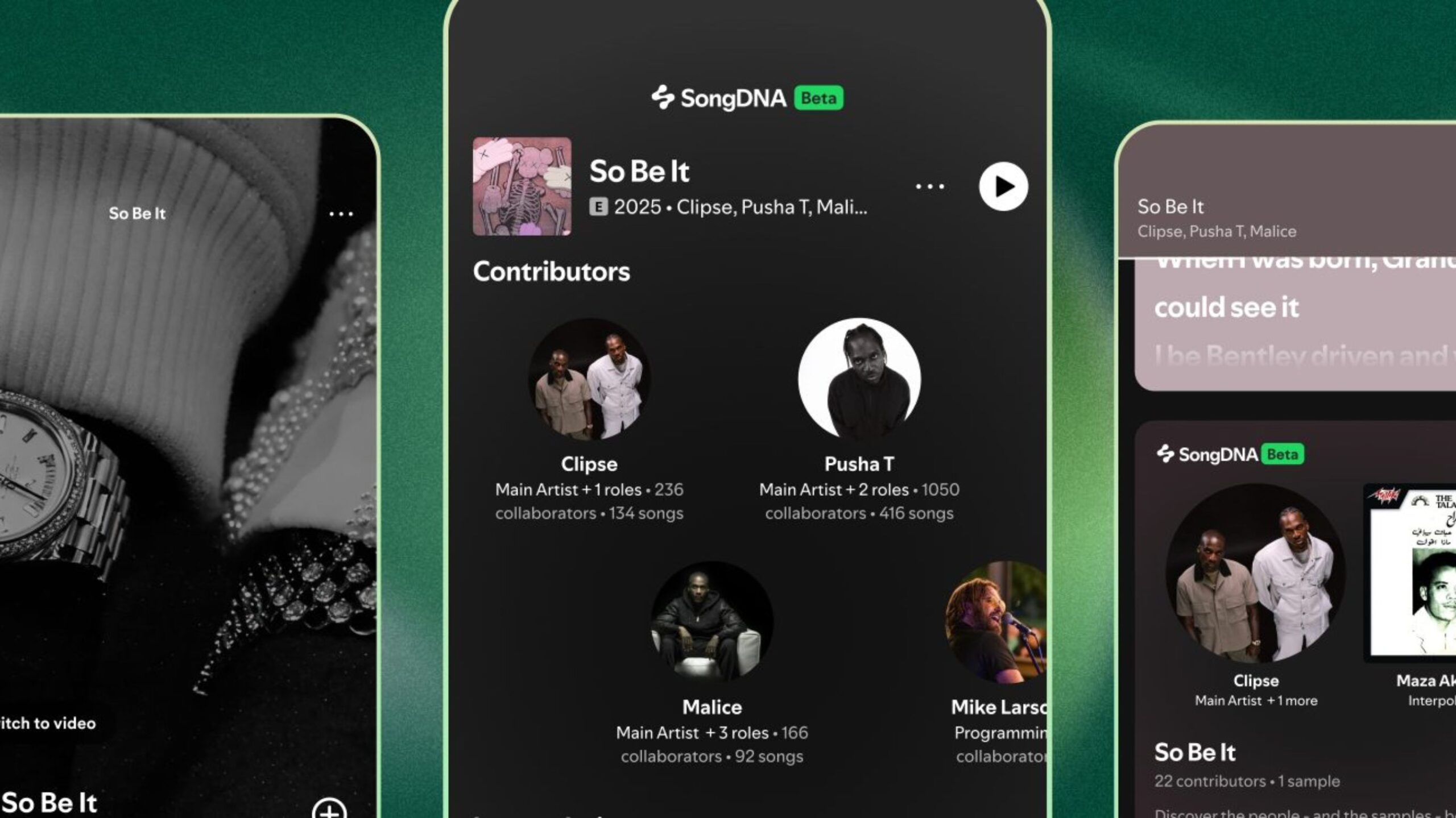 Spotify nueva función SongDNA