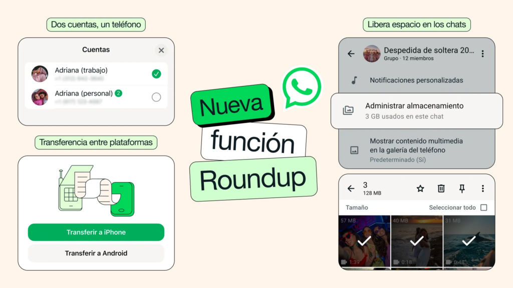 WhatsApp nuevas funciones