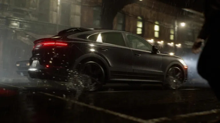 Resident Evil Requiem Porsche Cayenne Turbo GT