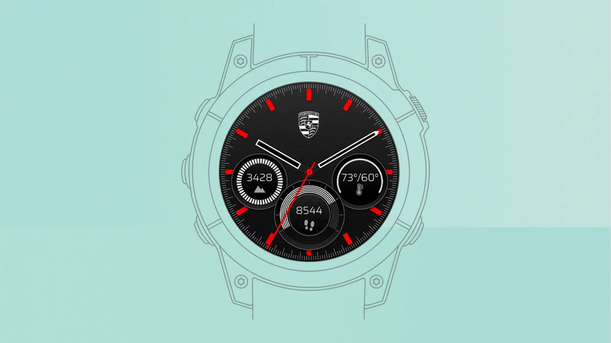 Garmin carátulas de Porsche