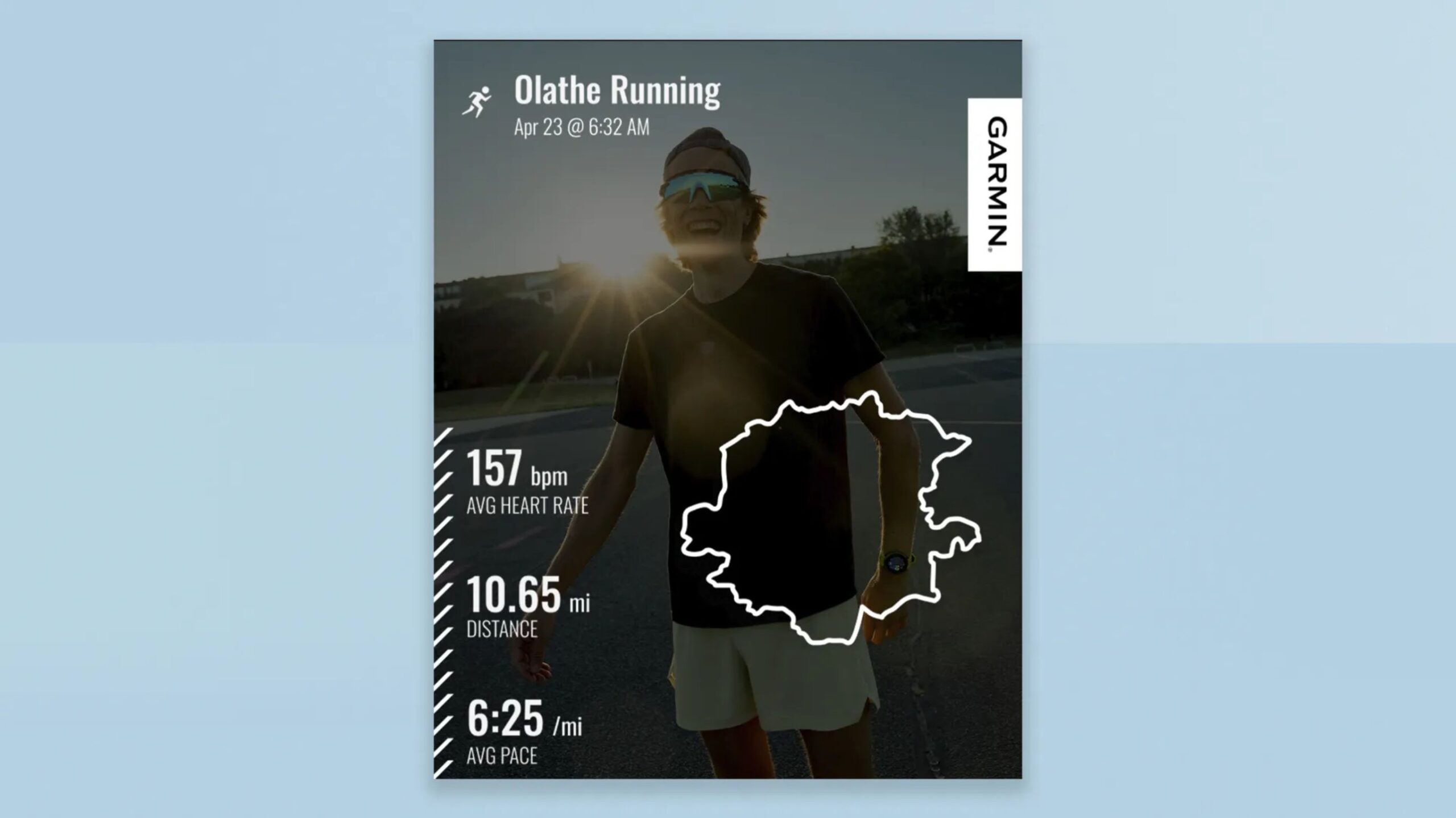 Garmin nuevas superposiciones transparentes de actividad