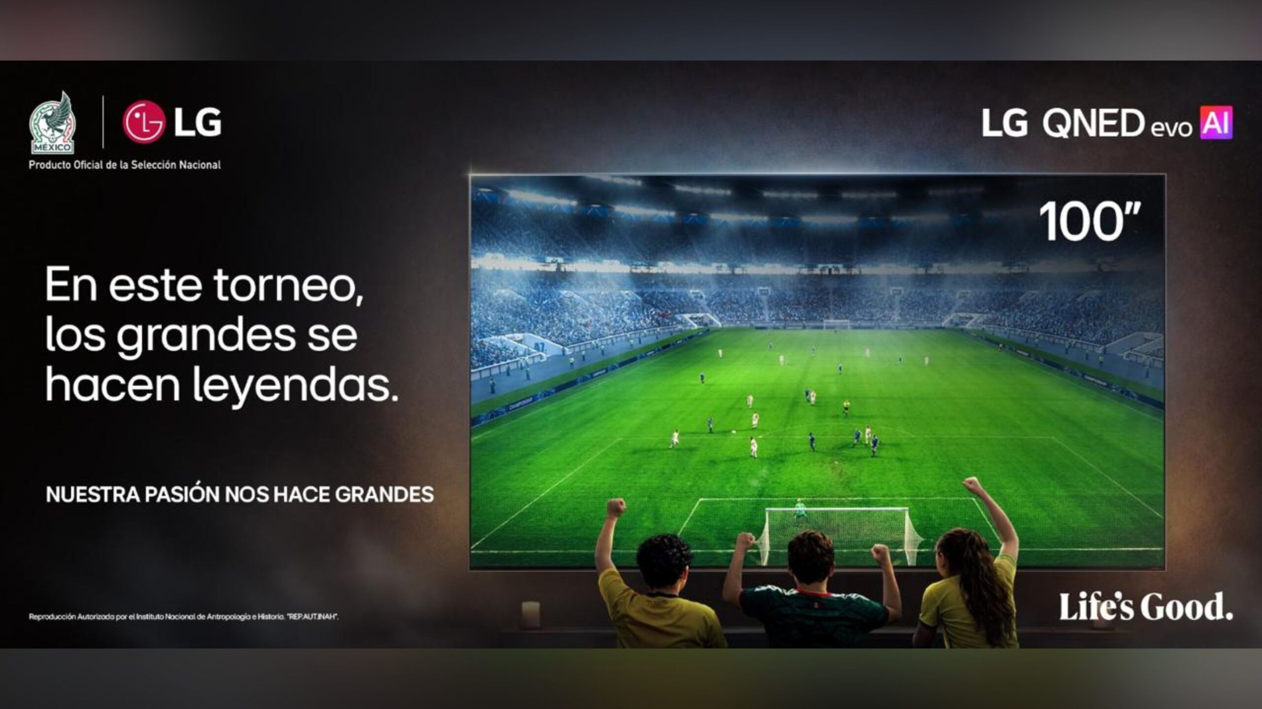 LG QNED evo AI Mini LED de 100 pulgadas