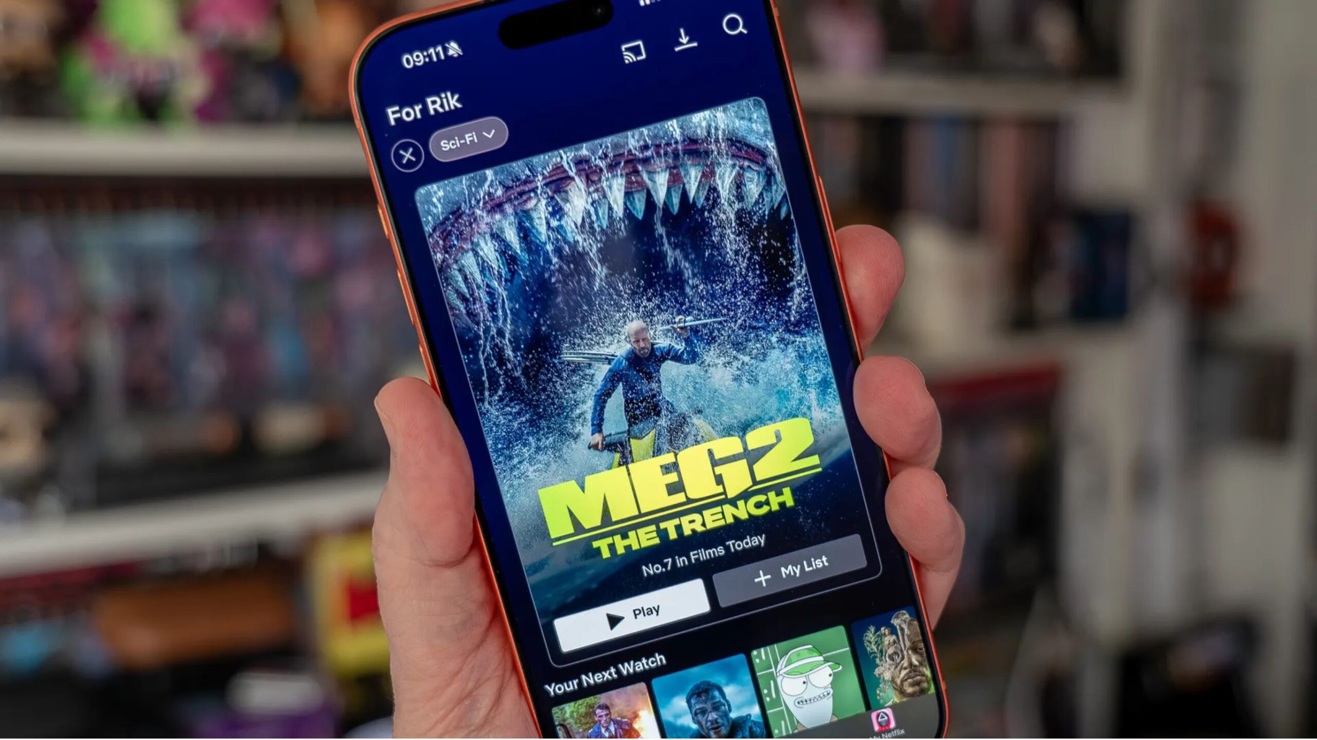 Netflix actualización video vertical