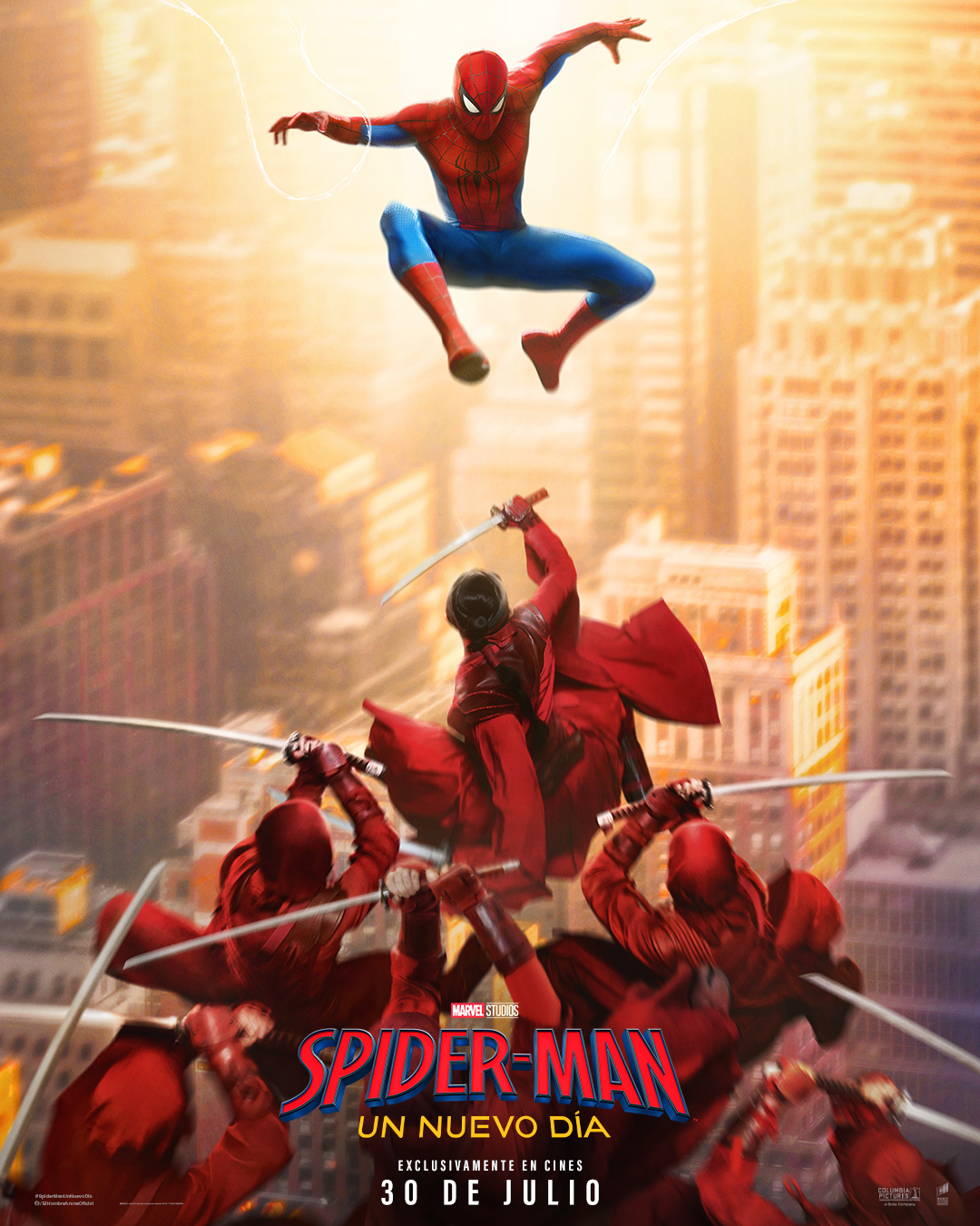nuevos pósters de Spider-Man: Un Nuevo Día