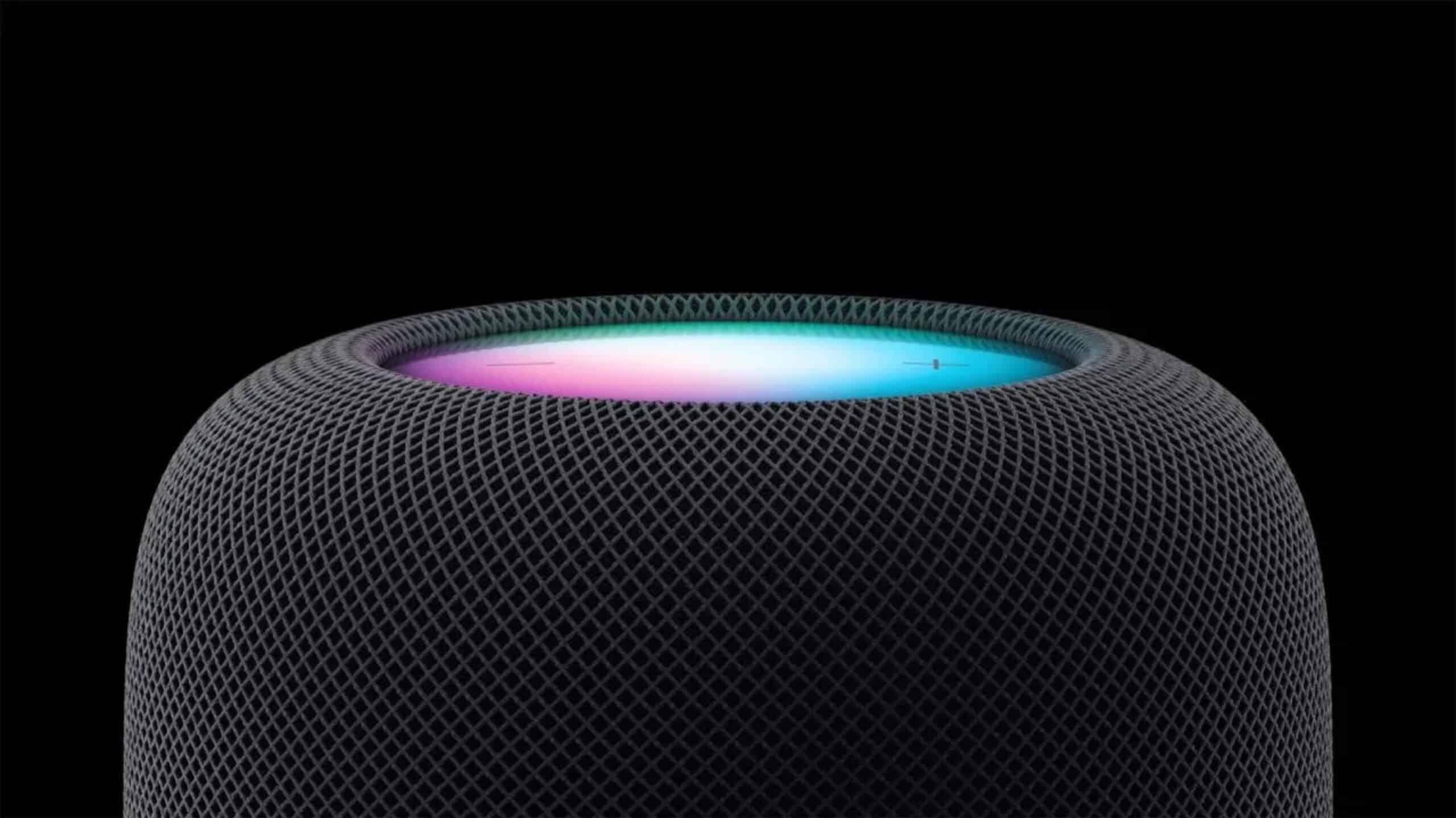 controles táctiles del HomePod