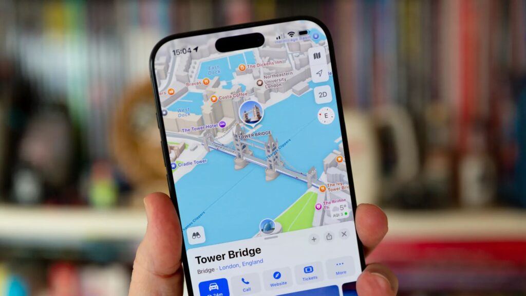 iOS 26.5 anuncios en Apple Maps