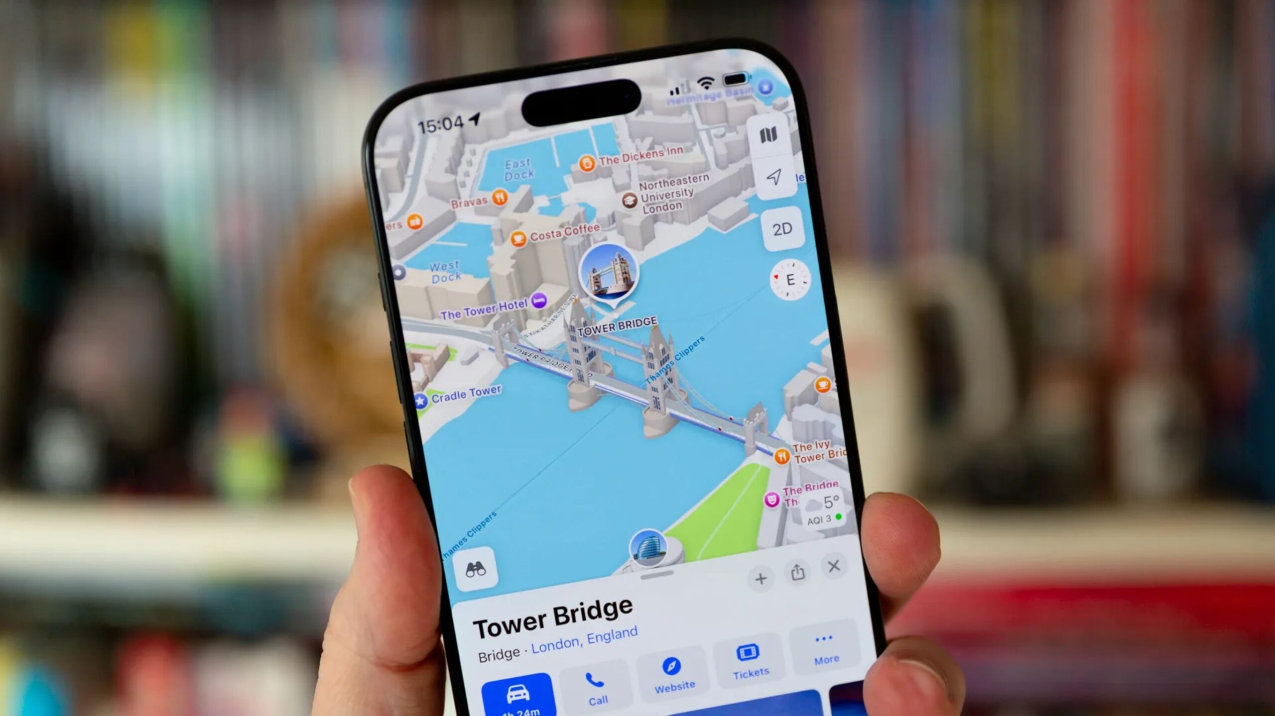 iOS 26.5 anuncios en Apple Maps