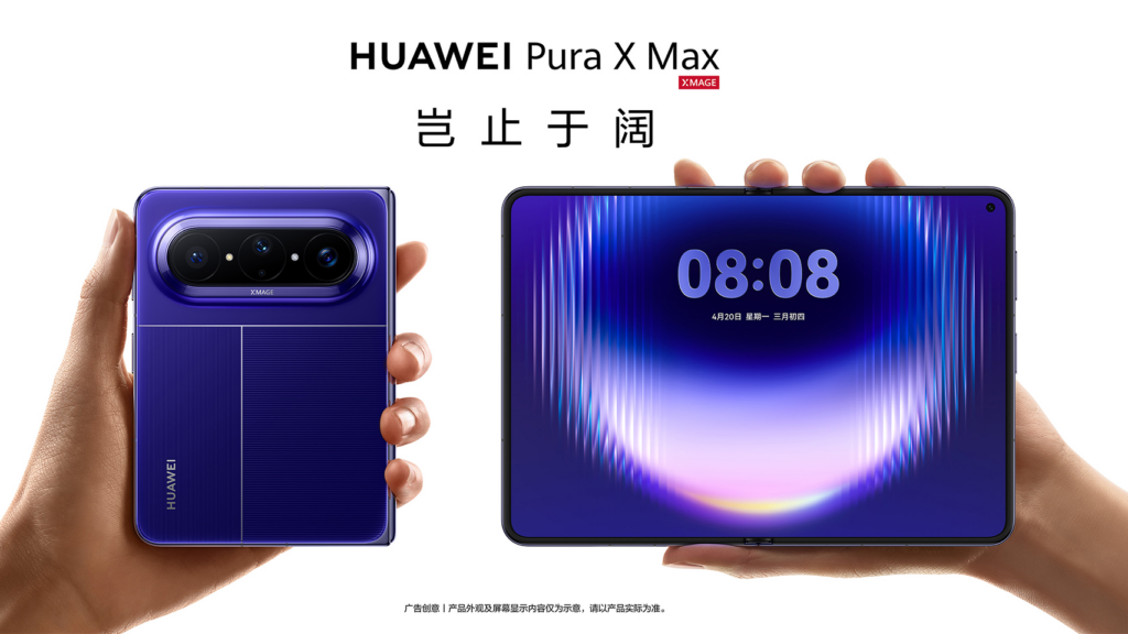 smartphone plegable ancho Huawei Pura X Max