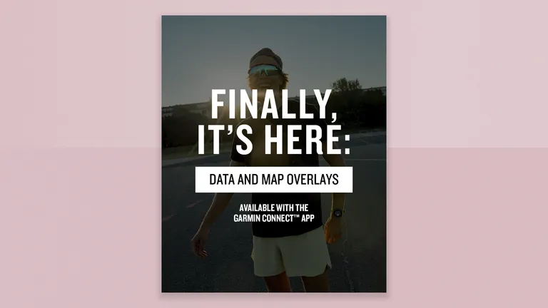 Garmin nuevas superposiciones transparentes de actividad