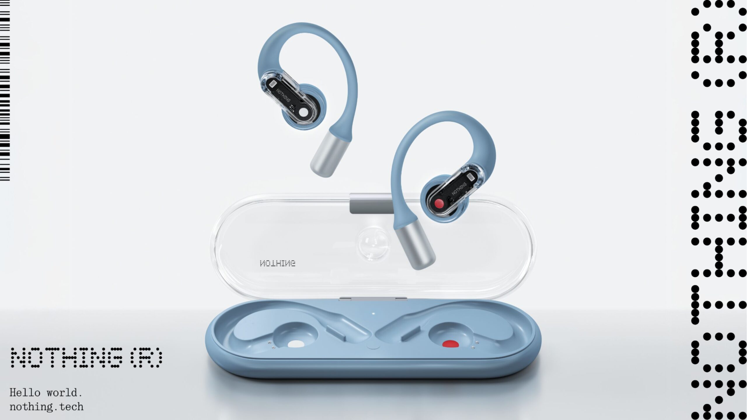 Nothing Ear (open) color azul
