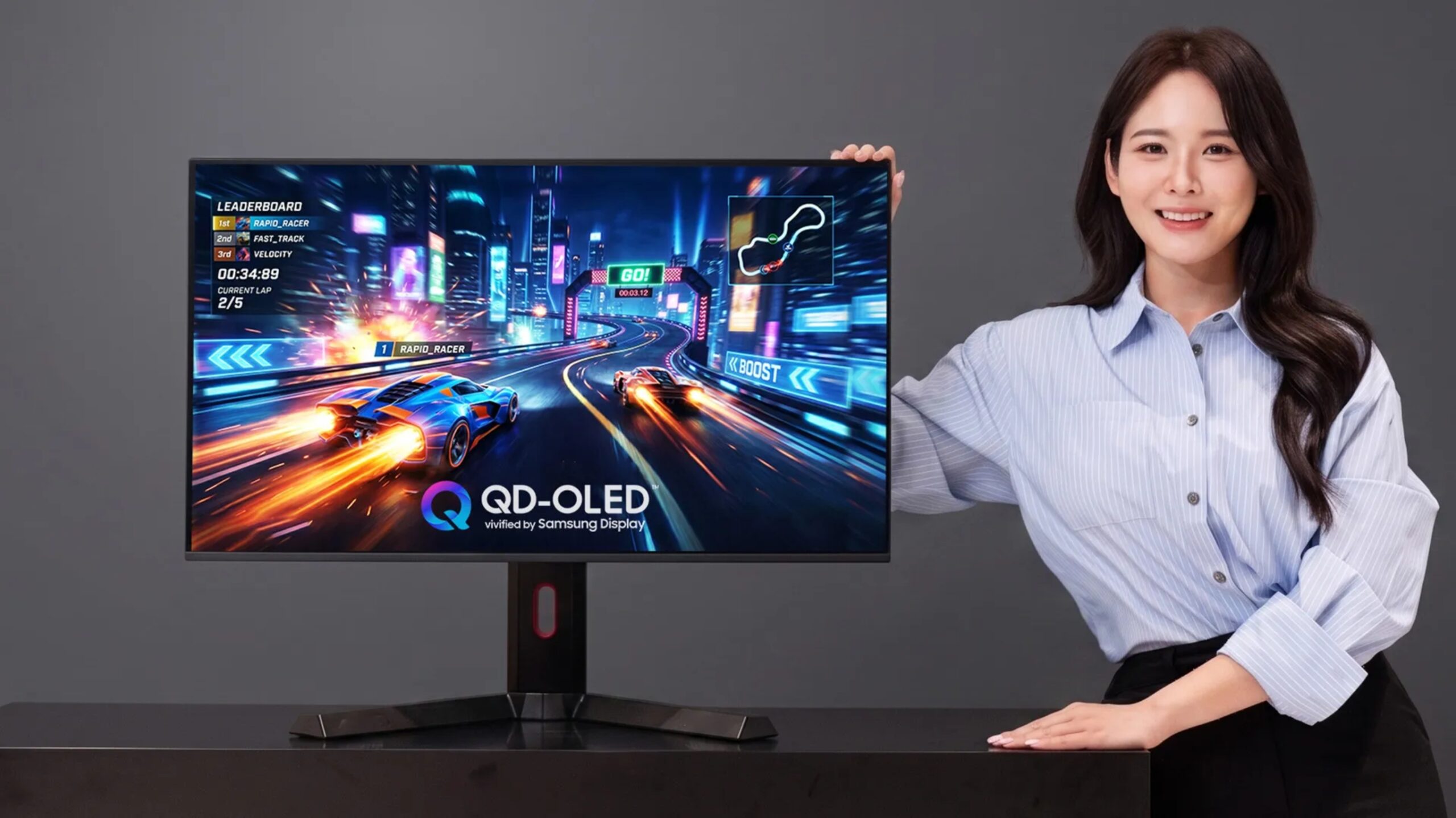 Samsung monitor QD-OLED 4K a 360 Hz del mundo