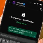 WhatsApp chat inc&oacute;gnito con Meta AI