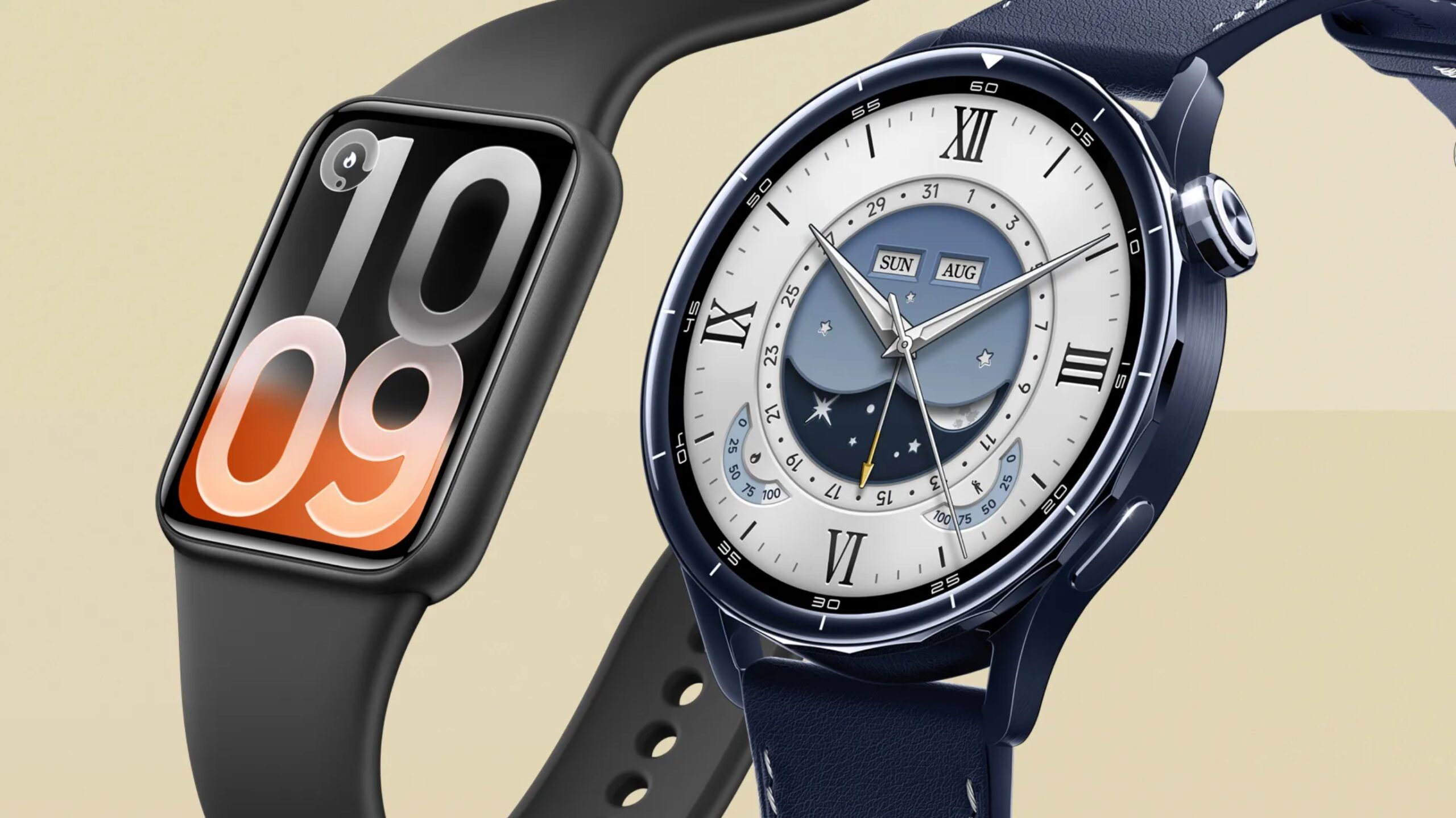 Xiaomi Watch S5 de 46 mm y la Xiaomi Smart Band 10 Pro