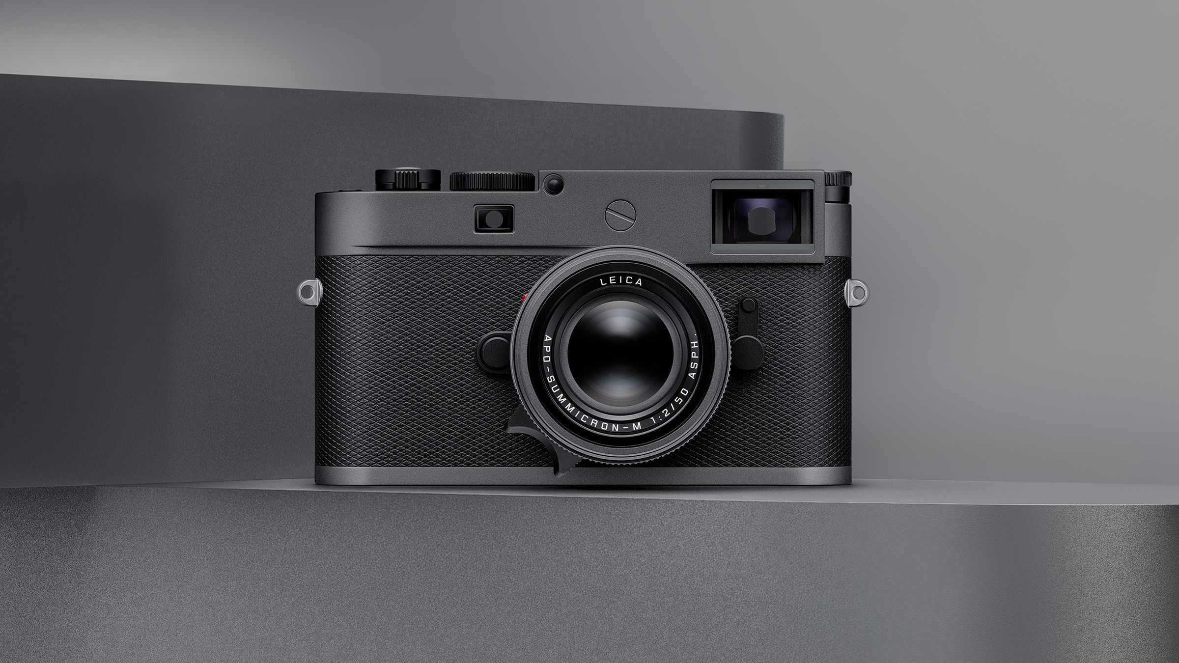 Leica color gris metalizado