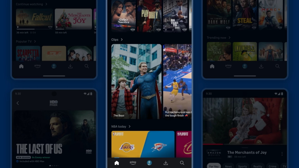 Amazon Prime Video feed de video vertical