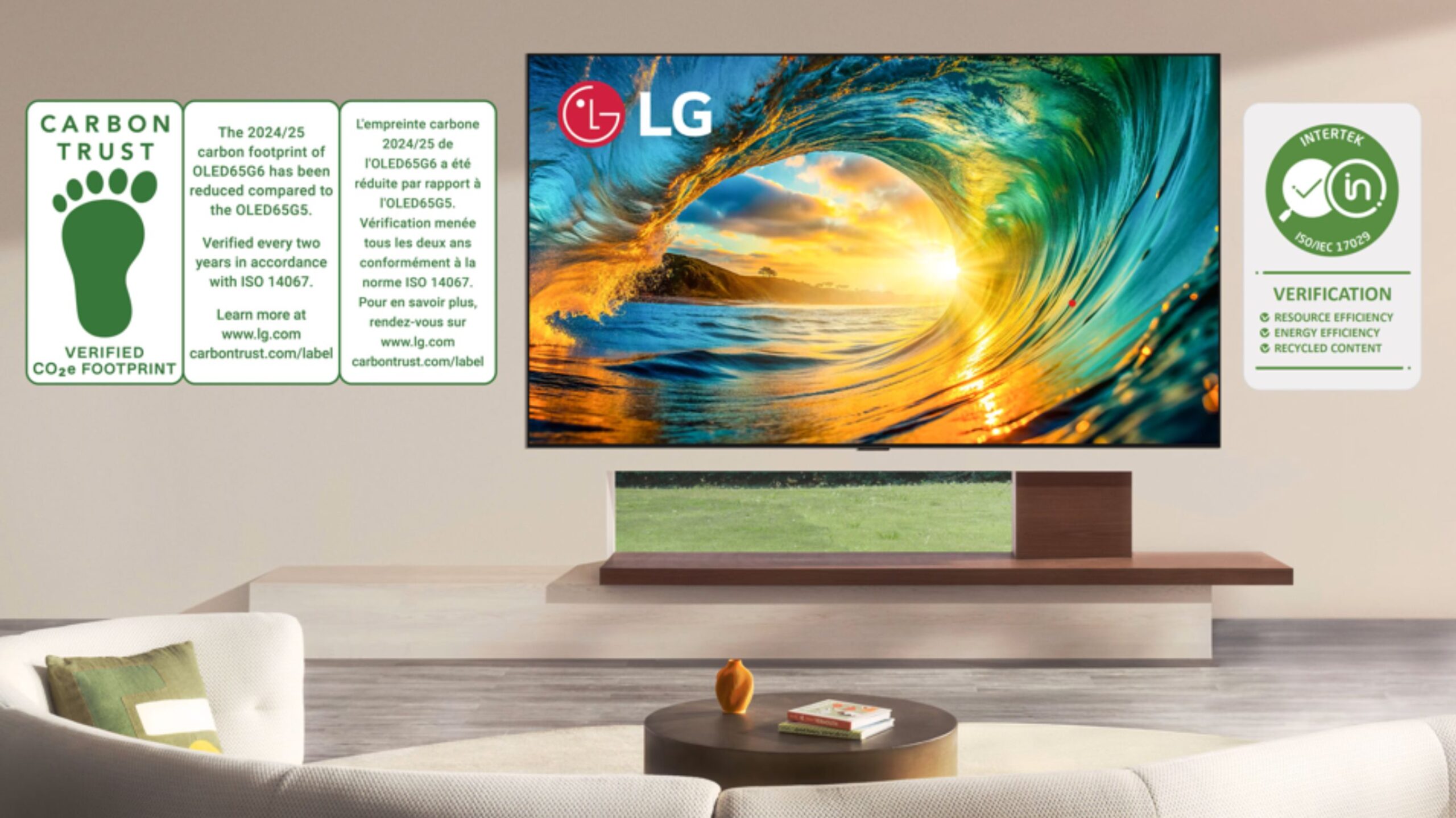 televisores LG 2026 | sustentabilidad
