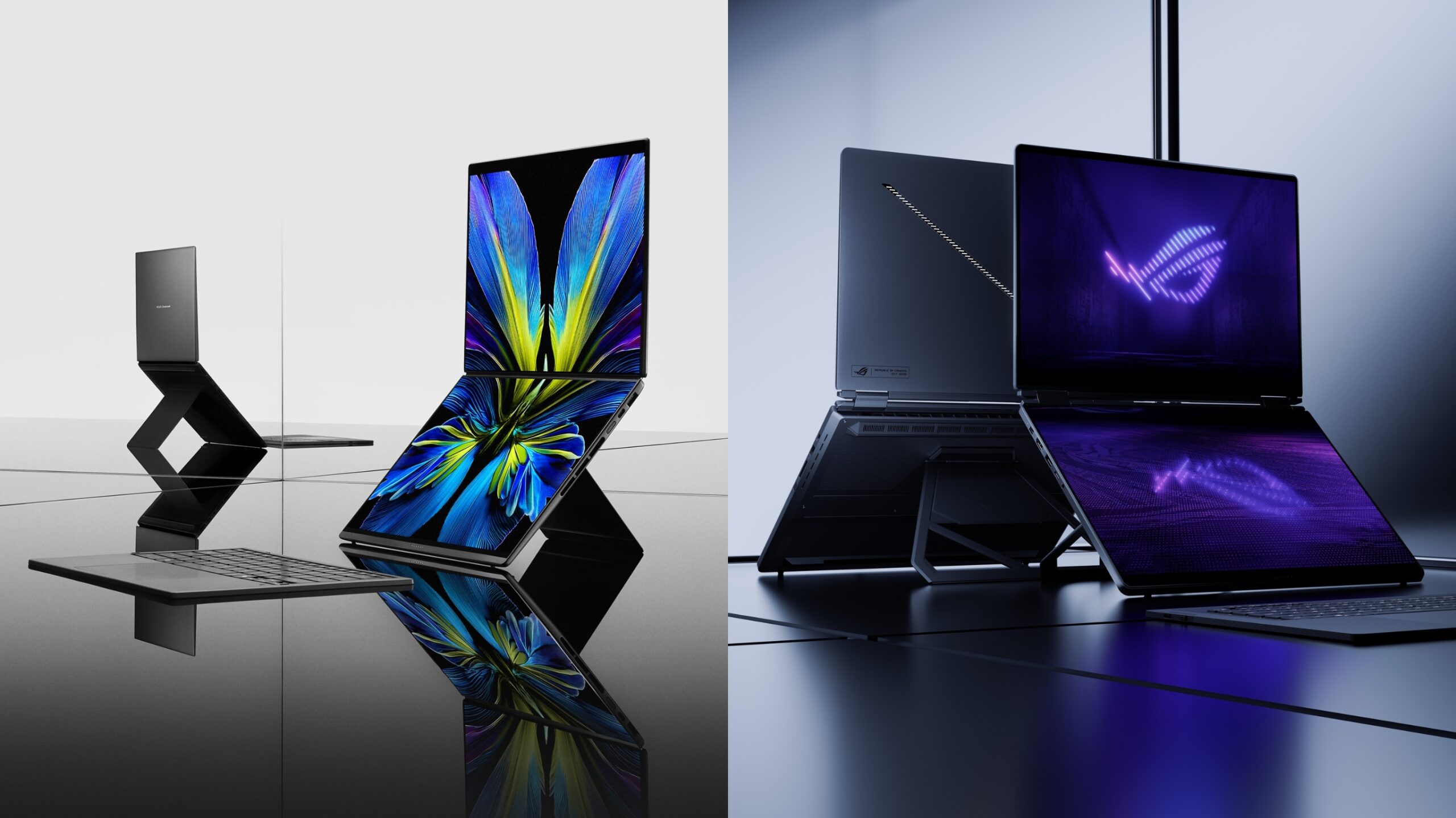 ASUS Zenbook DUO (2026) y ASUS ROG Zephyrus Duo