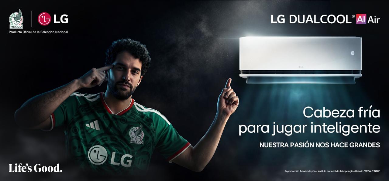LG DUALCOOL AI Air, 1.5 Ton Frío y Calor