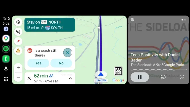 Google Maps para Android Auto