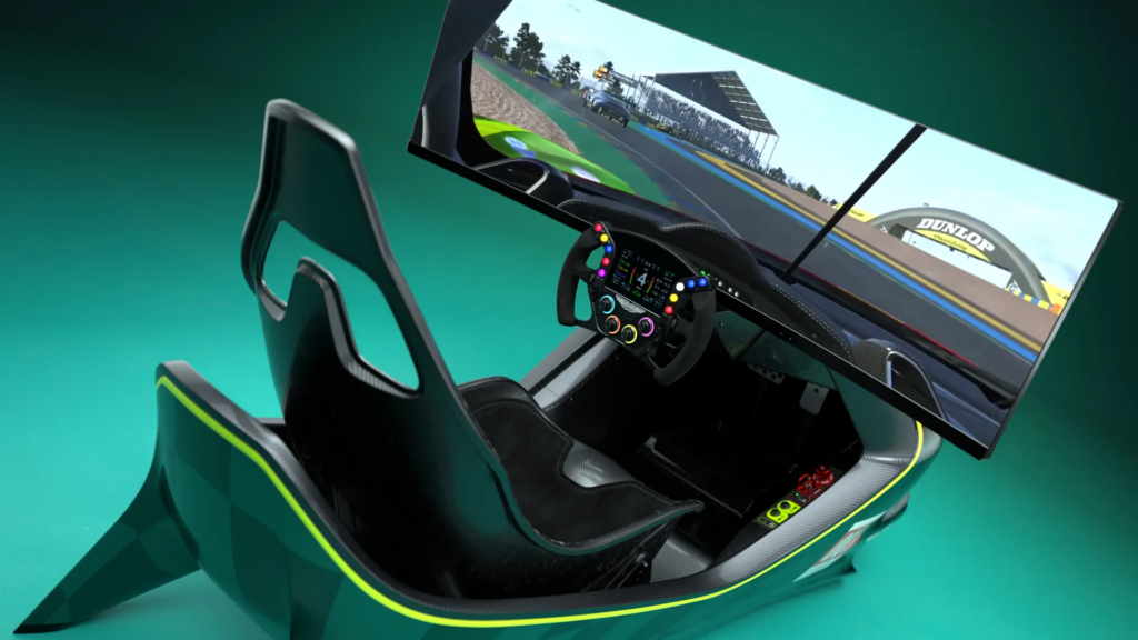 Aston Martin y Curv simulador de carreras Valkyrie Hypercar