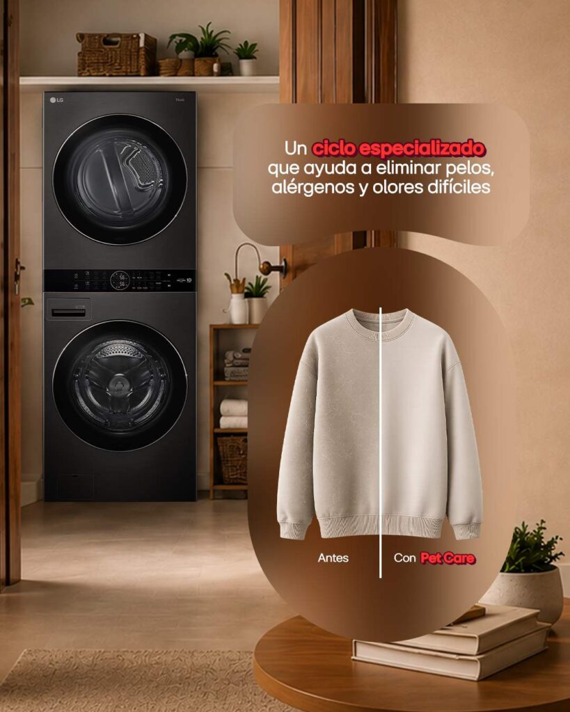 LG Pet Care lavadoras