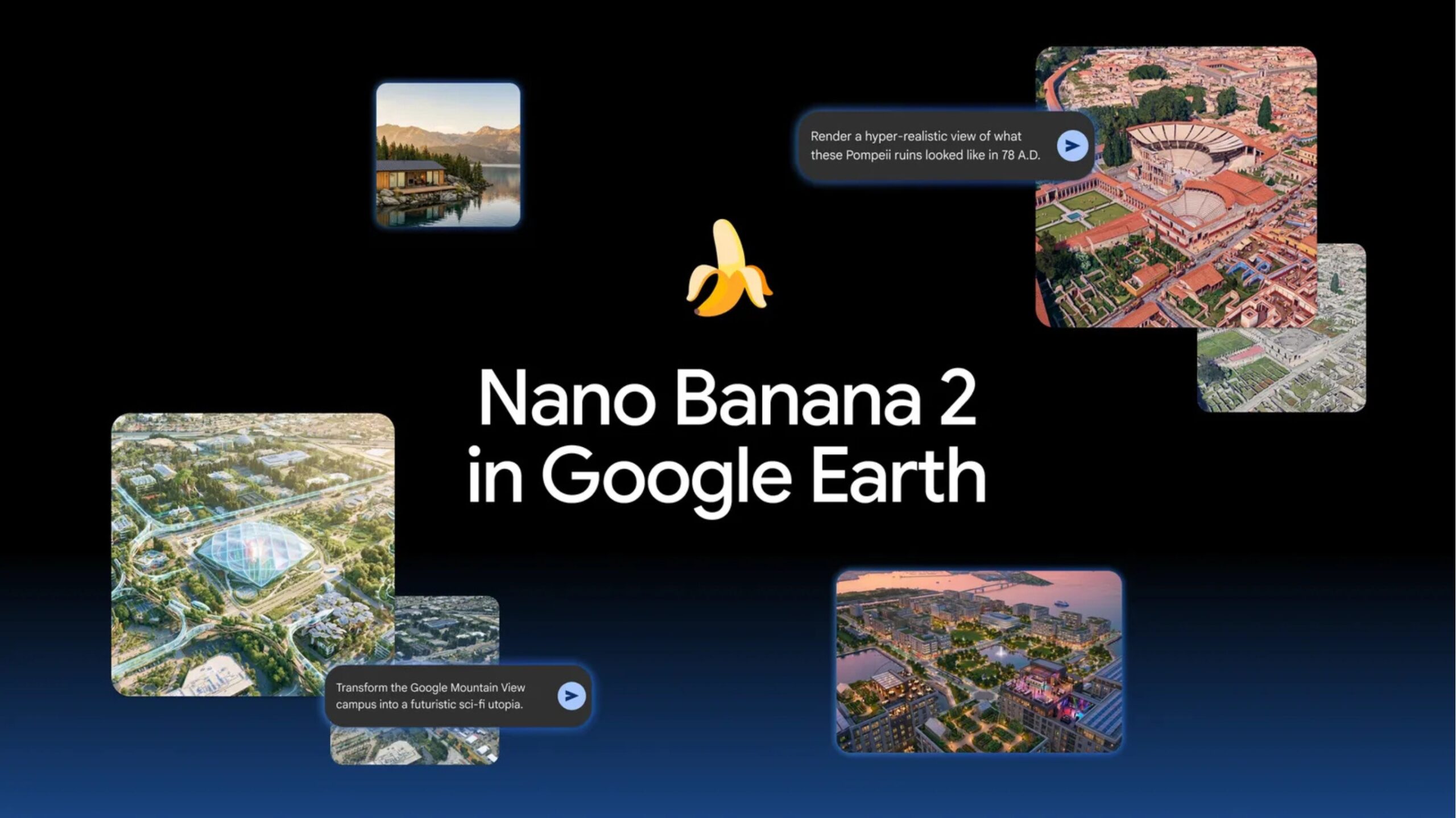 Nano Banana en Google Earth