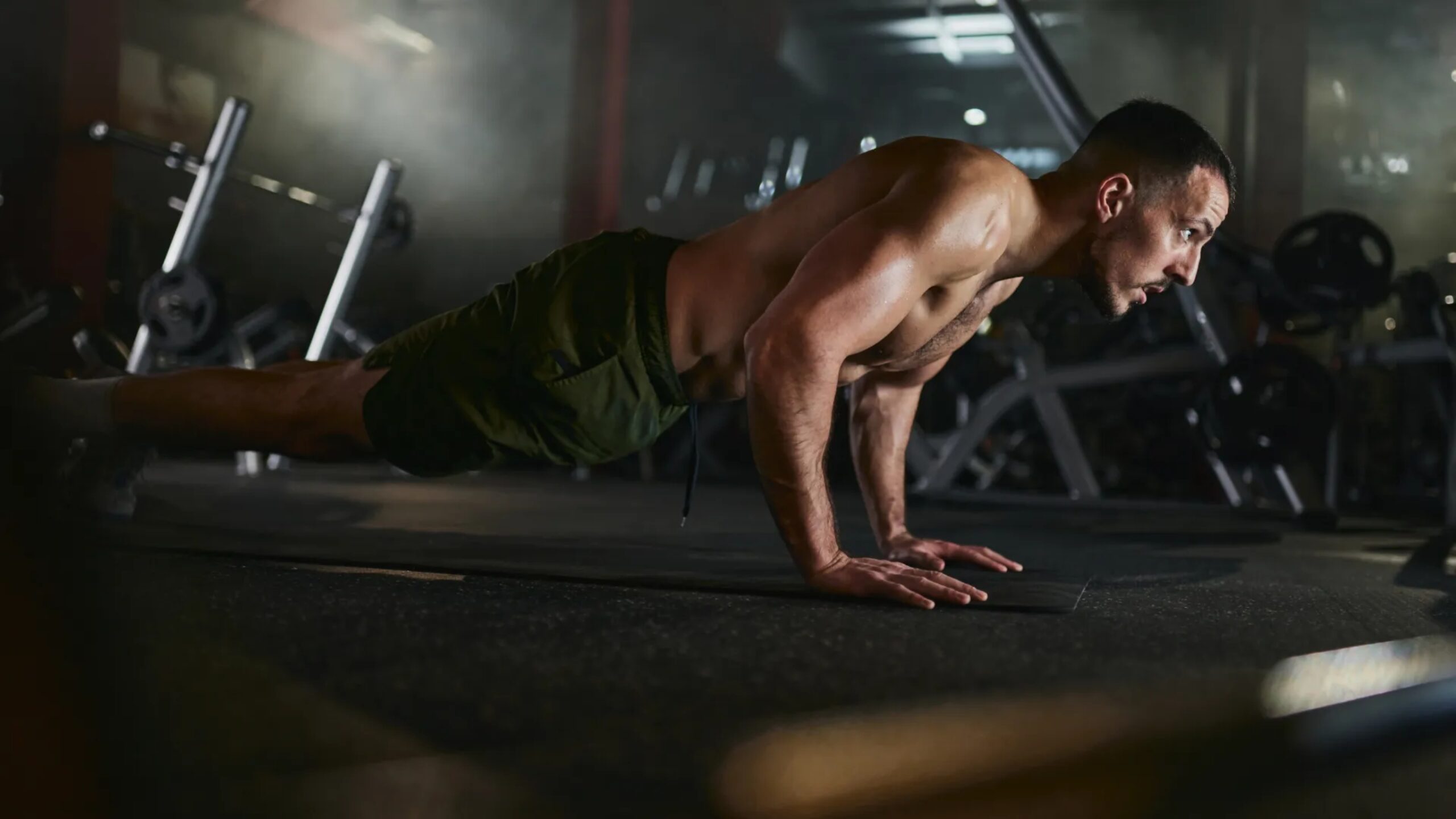 flexiones de Hugh Jackman