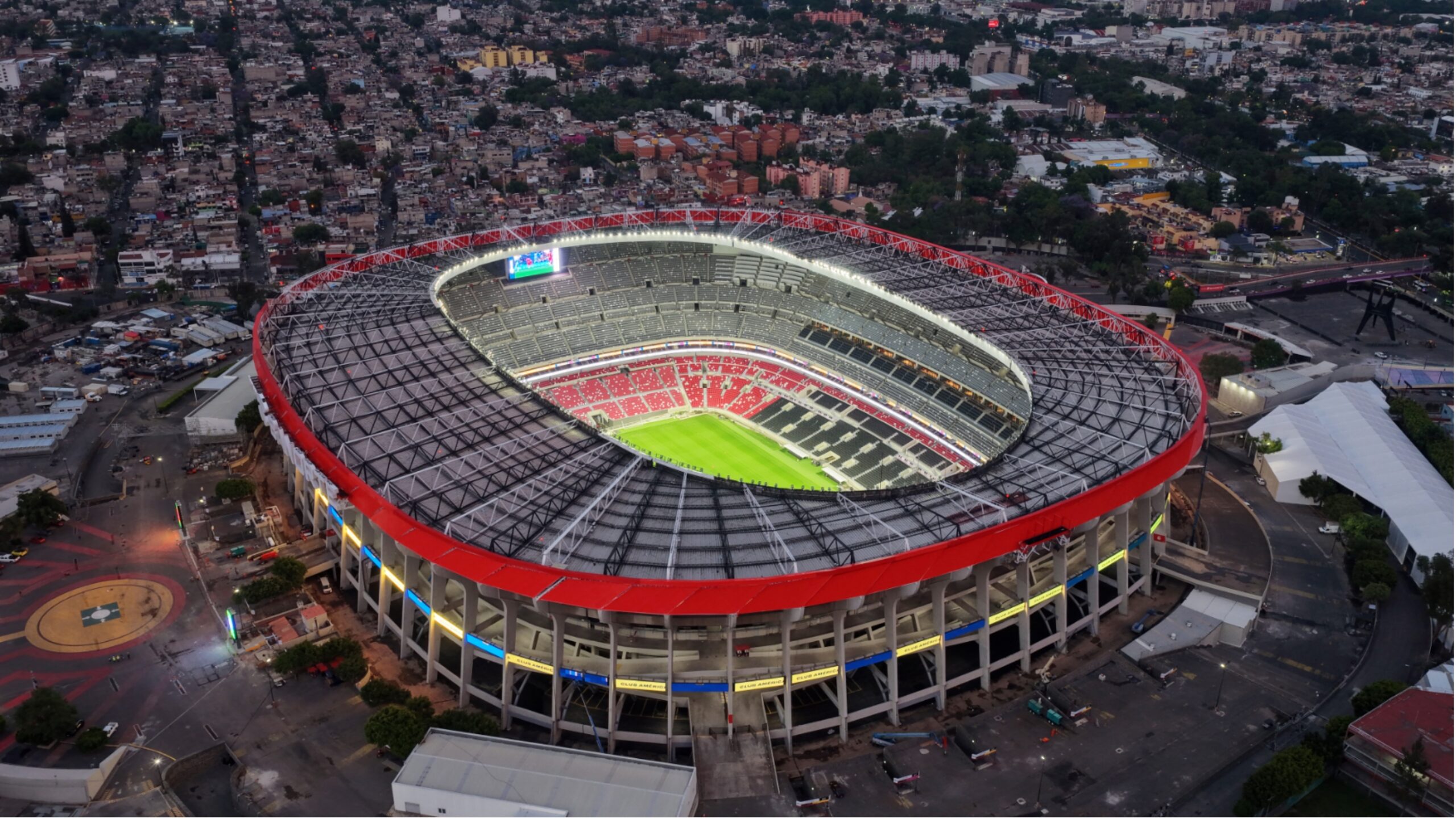 historia del Estadio Azteca desde Google Earth