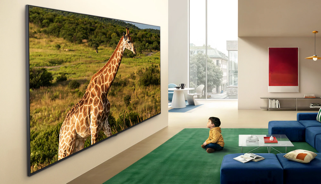 LG QNED evo AI Mini LED de 100 pulgadas 