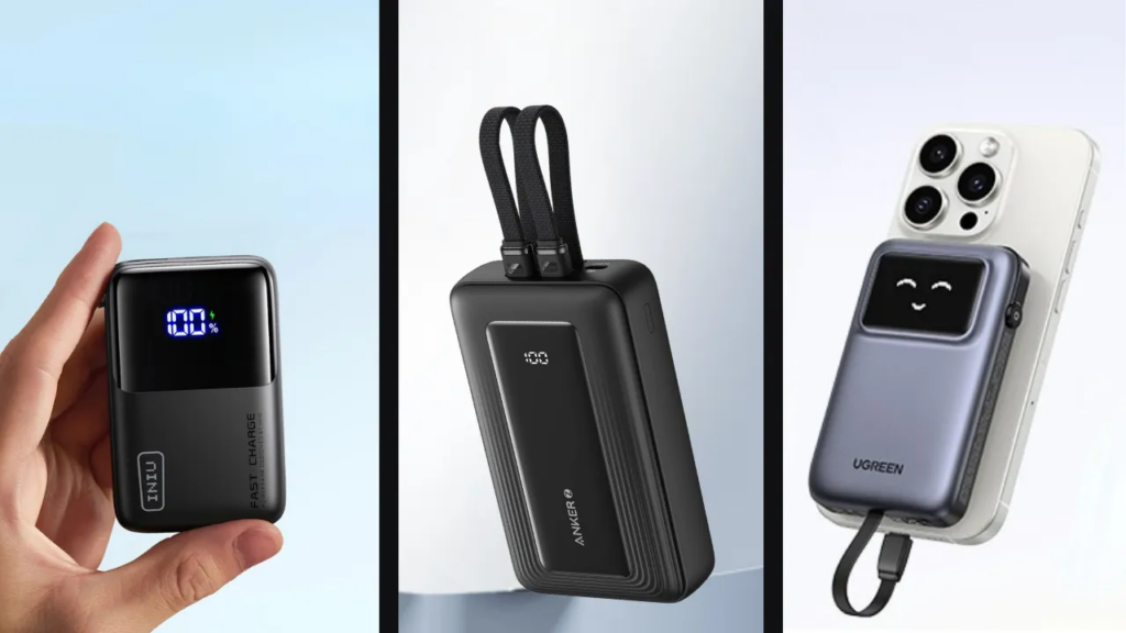 power bank en un vuelo