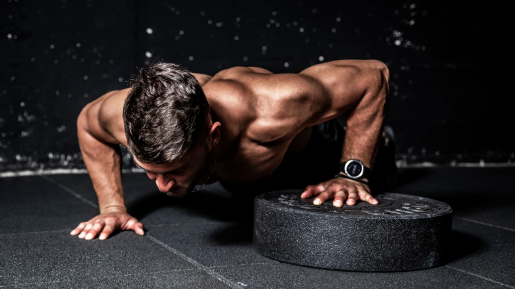 flexiones de Hugh Jackman