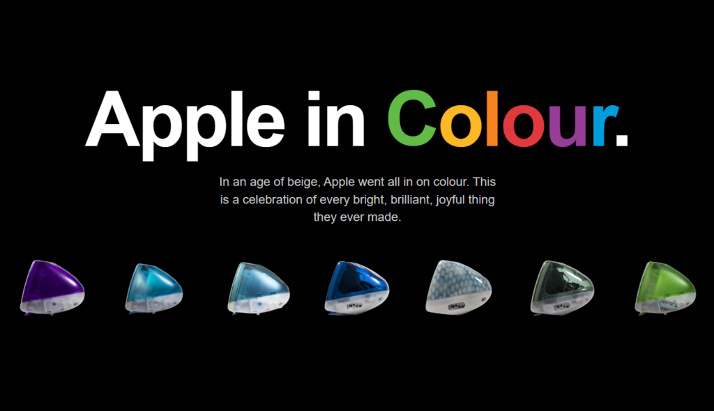 Apple dispositivos de colores