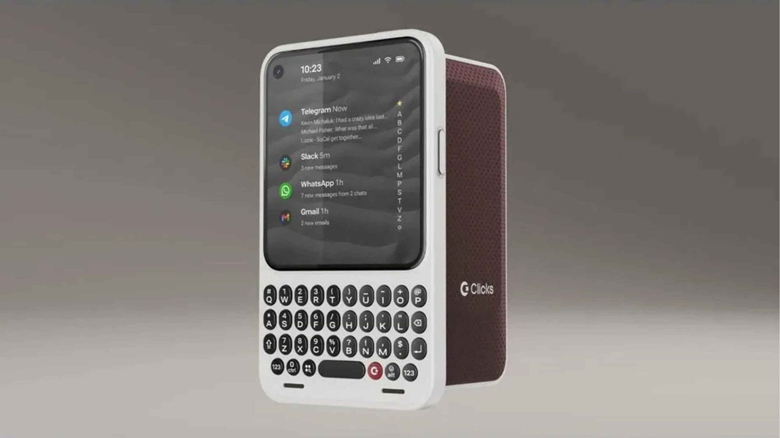 smartphone Clicks Communicator