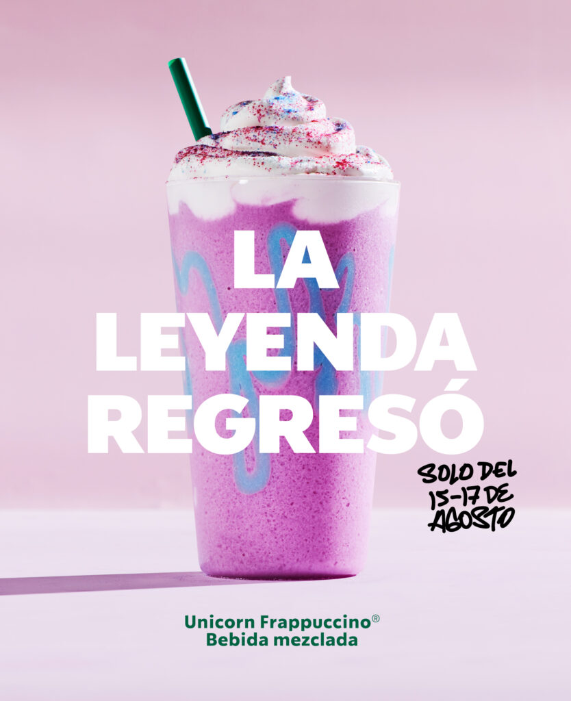 Unicorn Frappuccino Starbucks México
